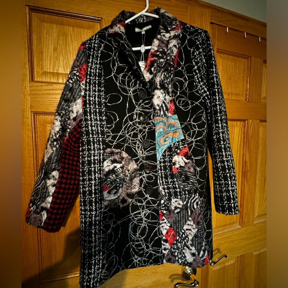 Variations - New With Tags - Unique Patchwork Jacket - Picture 12 of 14